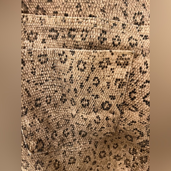 Frame Denim jeans Snake Print Le Crop High Waist mini boot EUC Size 29 - Picture 10 of 10